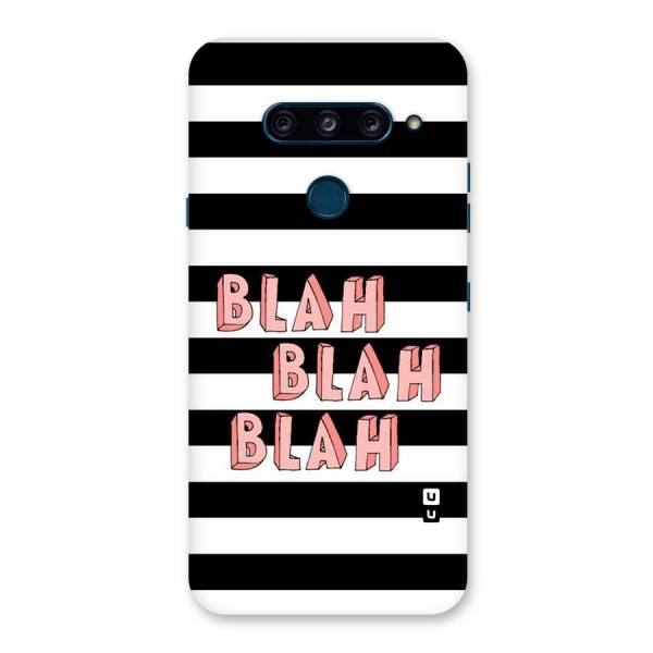 Blah Bold Stripes Back Case for LG  V40 ThinQ